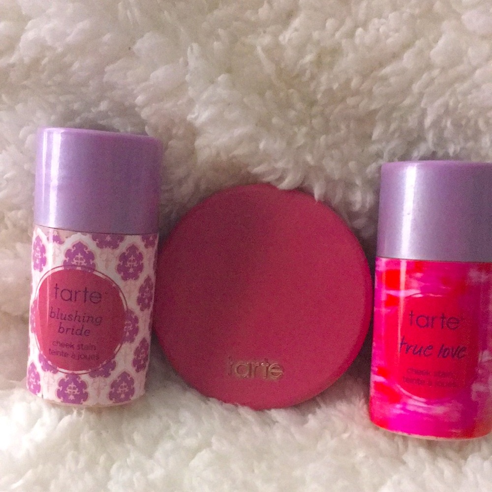 Set of 3 Tarte Blushes - Cream and Powder in Blushing Bride and True Love
